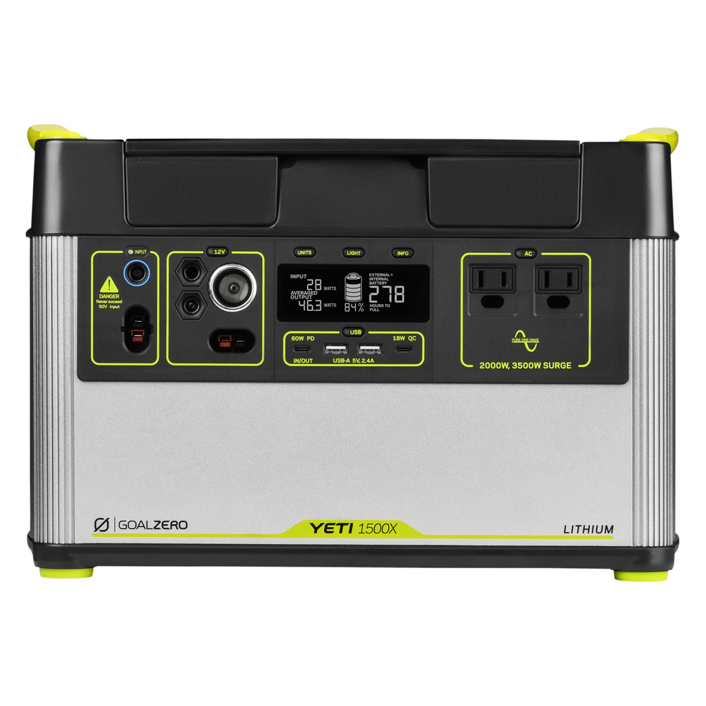 Goal Zero Yeti 1500X Portable Power Station | Home & Off-Grid Energy Goal Zero Yeti 1500X Portable Power Station | Home & Off-Grid Energy