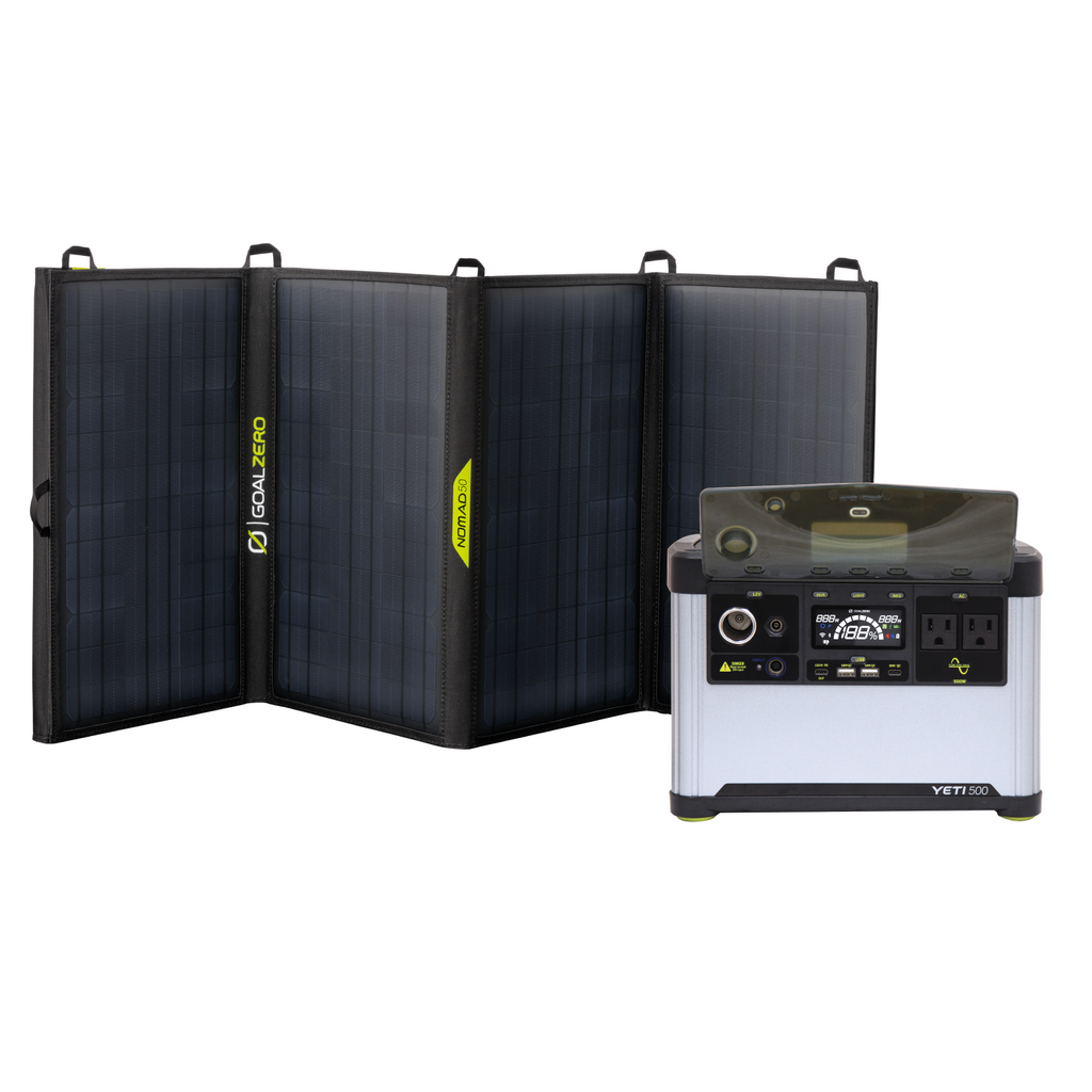 Yeti 500 + Nomad 50 Solar Generator