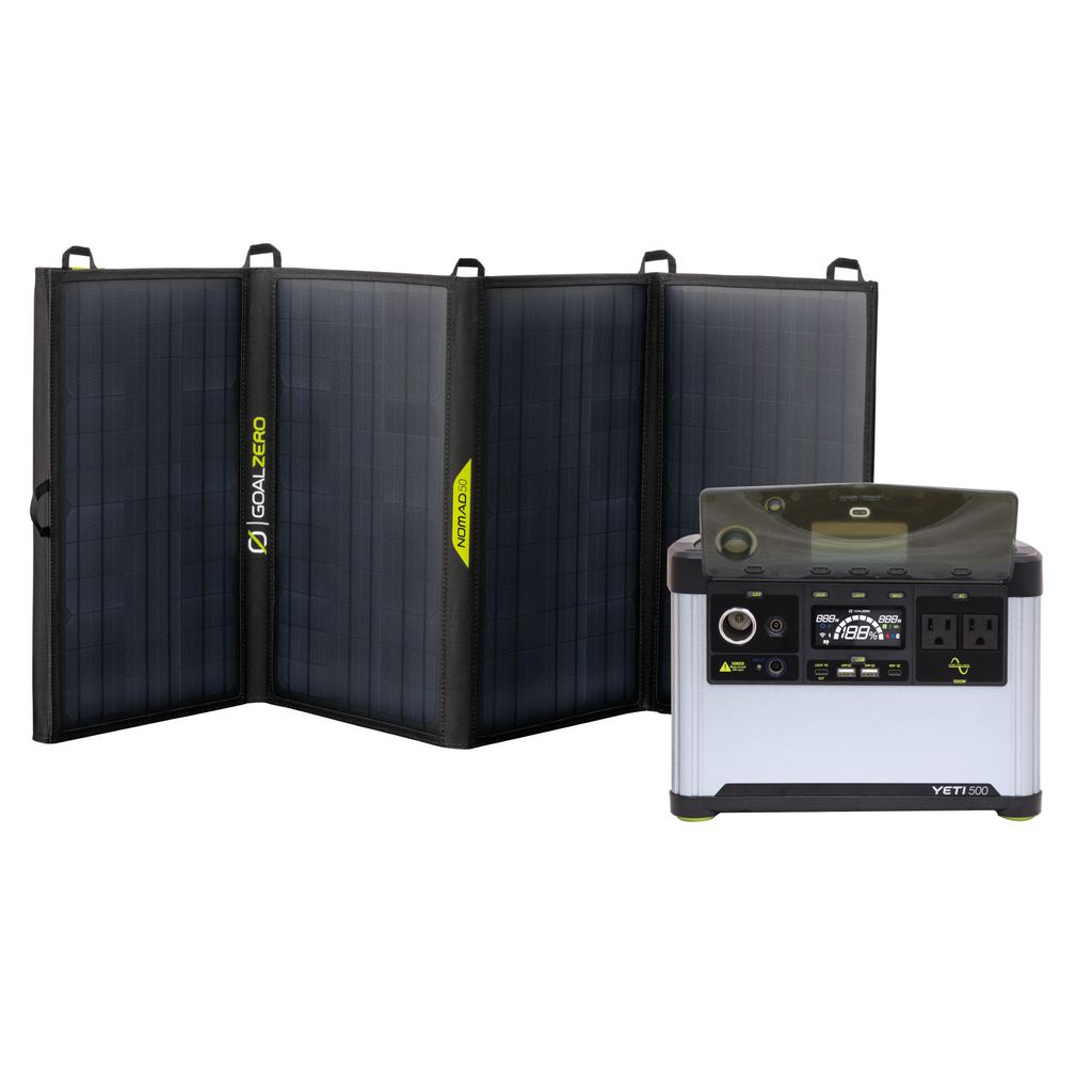 Yeti 500 LFP Power Station + Nomad 50 (Solar Generator) | Goal Zero Yeti 500 LFP Power Station + Nomad 50 (Solar Generator) | Goal Zero