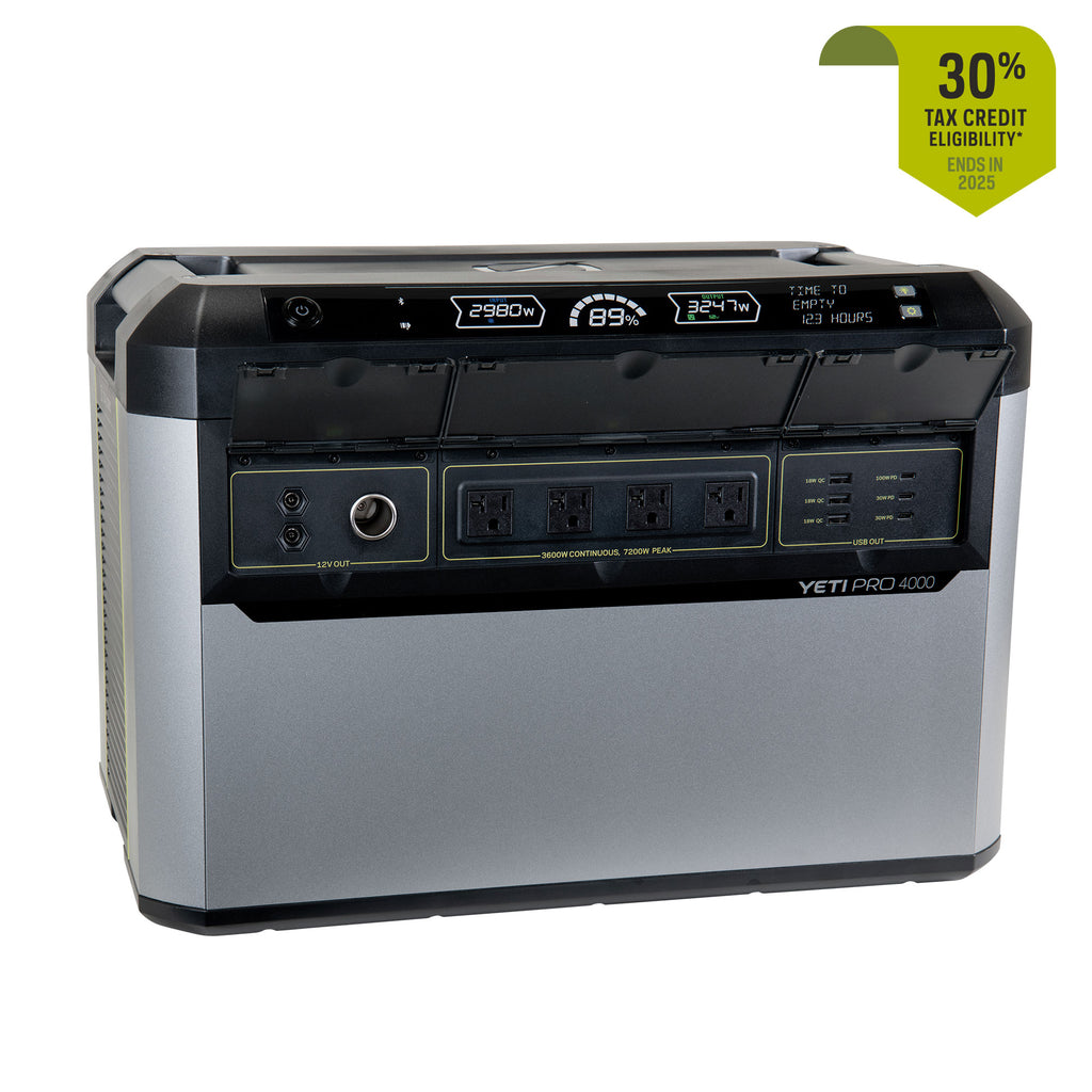 Goal Zero YETI PRO 4000 Portable Power Station 3994Wh LiFePo4 Battery