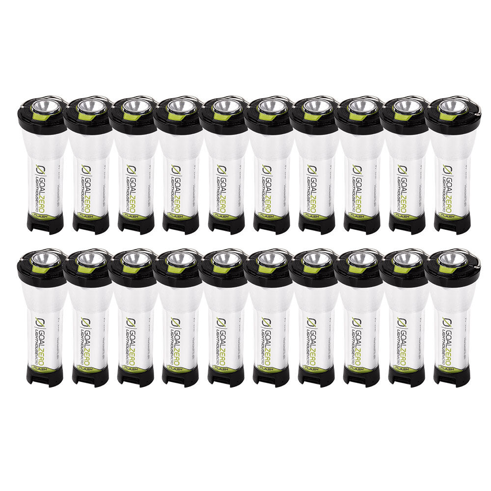 300 lumen rechargeable micro-flashlight lantern 40-Pack Lighthouse Micro Flash USB Rechargeable Lantern
