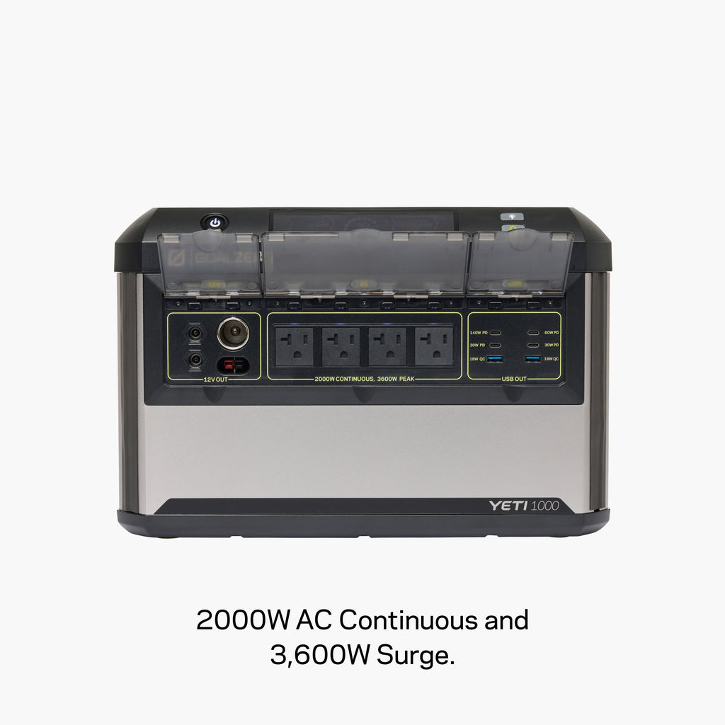Goal Zero NEW YETI 1000 Portable Power Station 988Wh LiFePo4 Battery