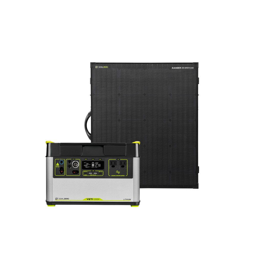 Yeti 1500X Power Station + Ranger 300 BC Solar Panel (Solar Yeti 1500X Power Station + Ranger 300 BC Solar Panel (Solar