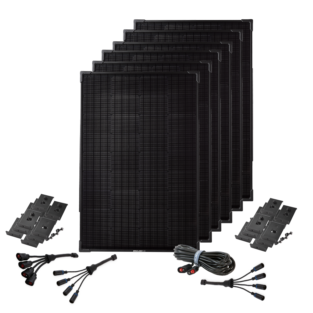 6) Boulder 100 Solar Panel Mountable Bundle – Goal Zero