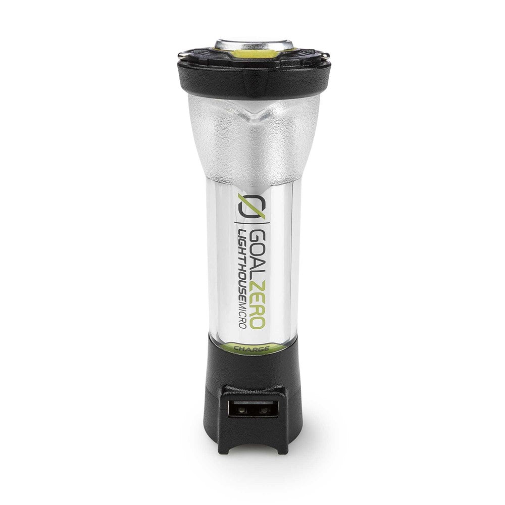 300 lumen rechargeable micro-flashlight lantern Goal Zero Lighthouse Micro Charge Lantern