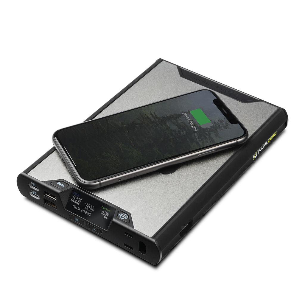 New Sherpa 100AC Wireless Charging Power Bank + Nomad 20 Solar Panel Kit