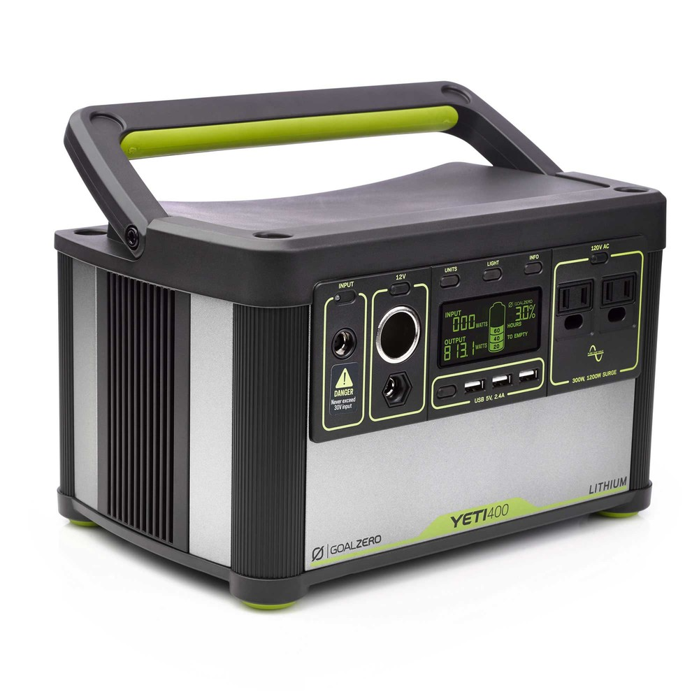 Yeti 400 Lithium Portable Power Station (OPEN BOX) – Goal Zero Yeti 400 Lithium Portable Power Station (OPEN BOX) – Goal Zero