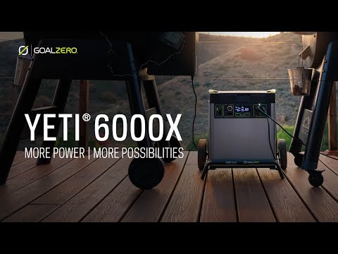 Yeti 6000X + (2) Boulder 200 BC Solar Generator