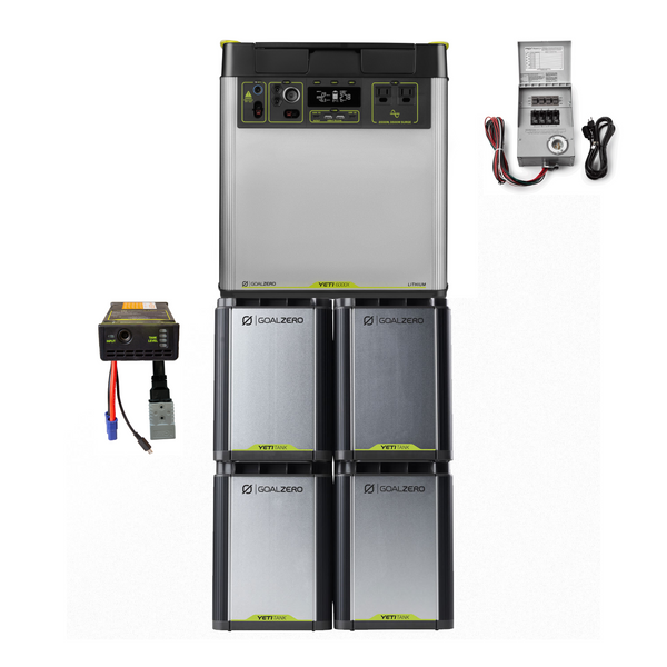 10800Wh Home Backup System: Yeti 6000X Power Station (3.5+ Day