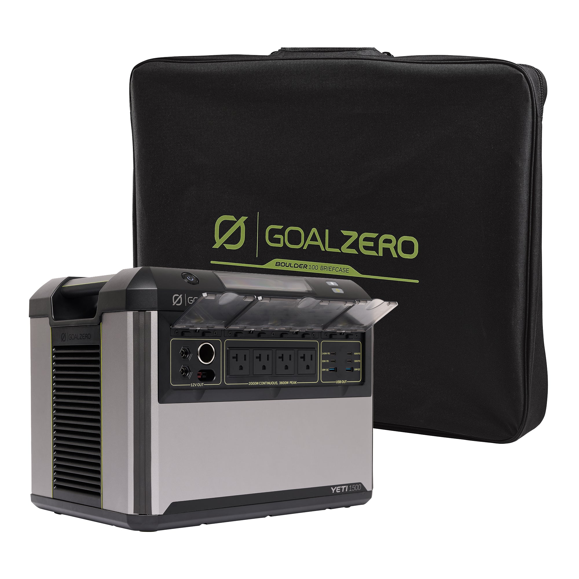 Yeti 1500 Solar Generator w/ Boulder 100W BC Solar Panel | Goal Zero