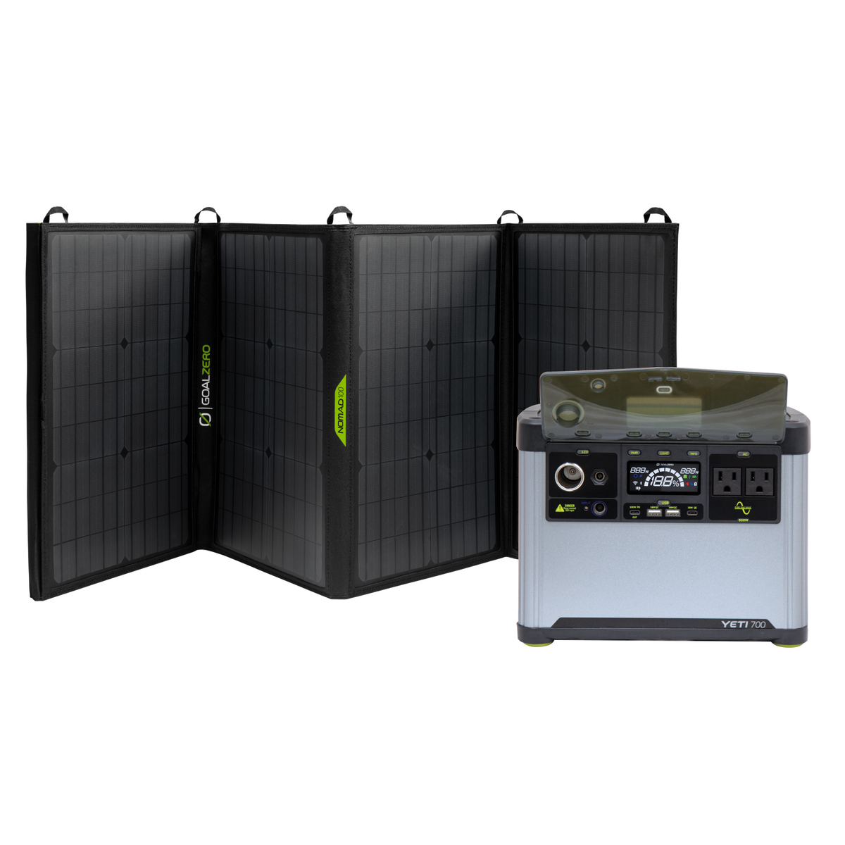 Yeti 700 Power Station + Nomad 100W Solar Generator | Goal Zero Yeti 700 Power Station + Nomad 100W Solar Generator | Goal Zero