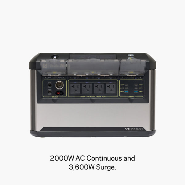 Goal Zero NEW YETI 1000 Portable Power Station 988Wh LiFePo4 Battery