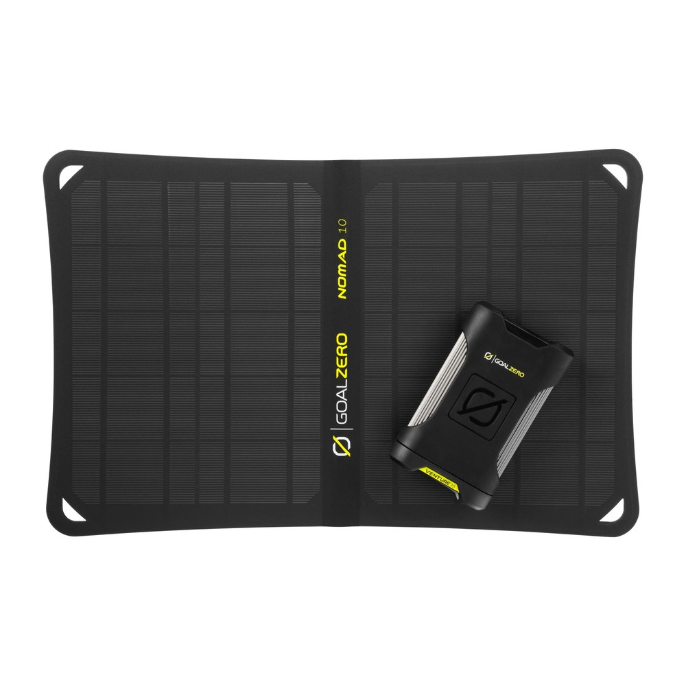 Venture 35 Power Bank + Nomad 10 Solar Panel: Solar Charging Kit