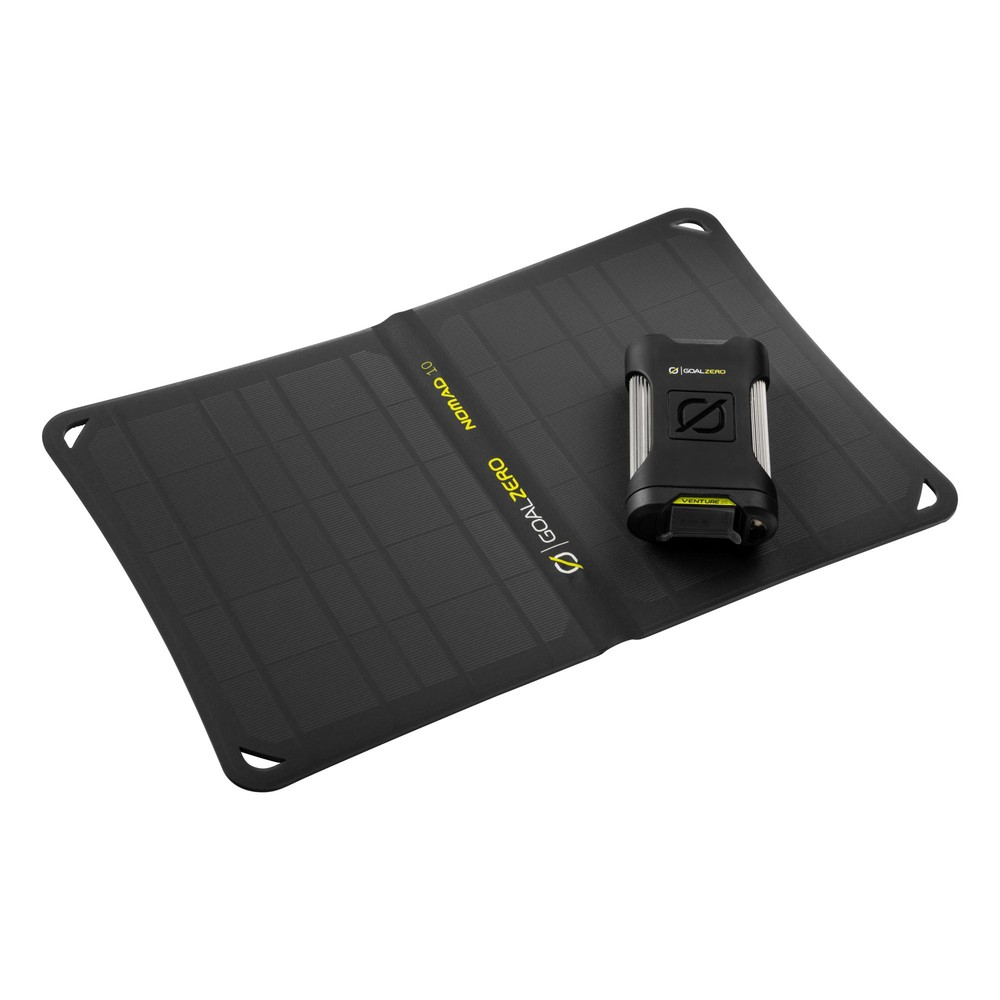 Venture 35 Power Bank + Nomad 10 Solar Panel: Solar Charging Kit