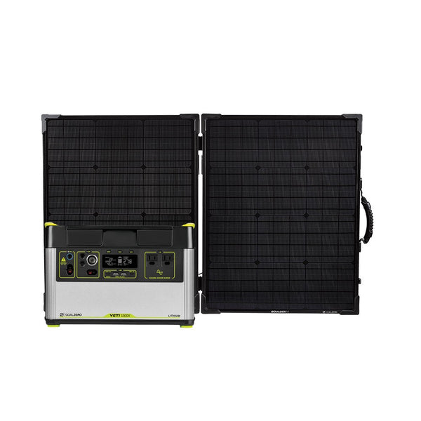 Yeti 1500X + Boulder 100 BC Solar Generator