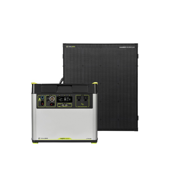 Yeti 3000X + Ranger 300 BC Solar Generator – Goal Zero Yeti 3000X + Ranger 300 BC Solar Generator – Goal Zero