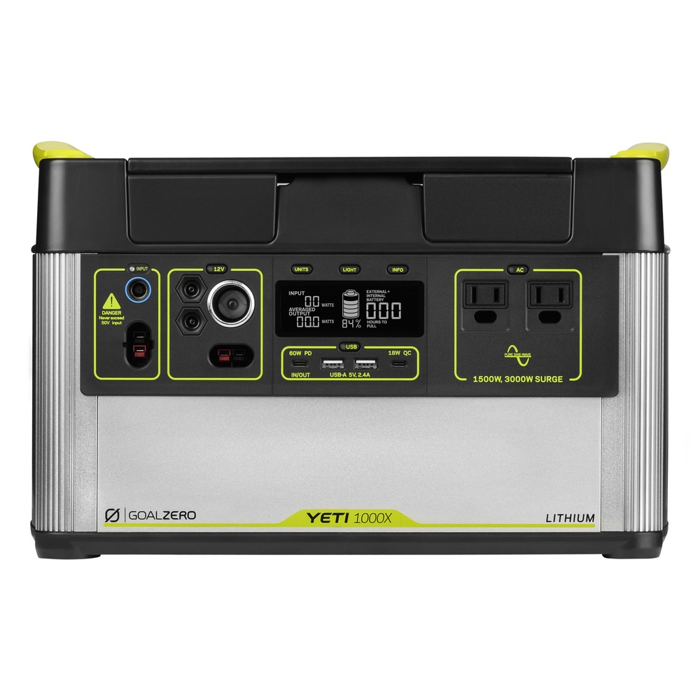 Yeti 1000X + Tank Expansion Solar Generator – Goal Zero
