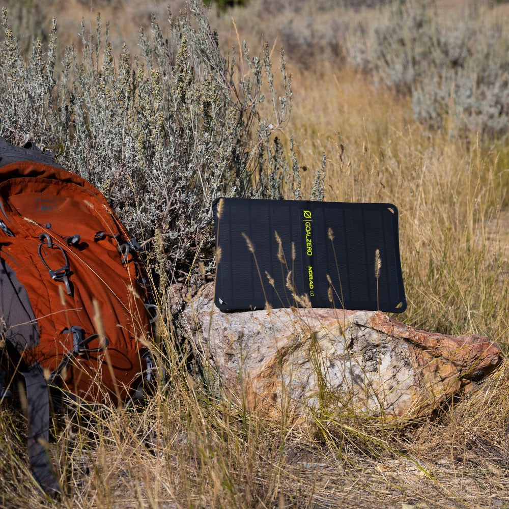 Nomad 10 10W Foldable Solar Panel w/ USB - Portable Solar Charger