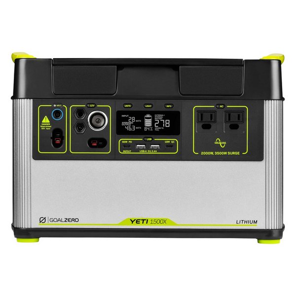 Yeti 1500X + (4) Boulder 100 BC Solar Generator – Goal Zero