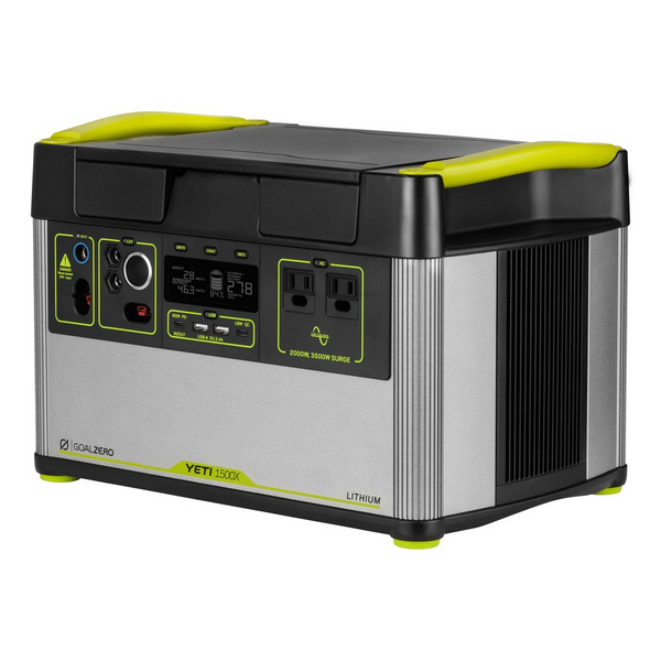 Yeti 1500X + Boulder 200 BC Solar Generator – Goal Zero