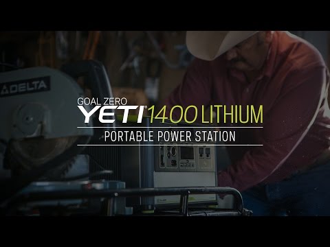Centrale électrique portative au lithium Yeti 1400